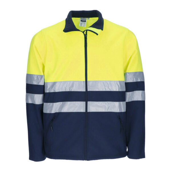 Hi-Vis Softshell jacket STORM z nadrukiem