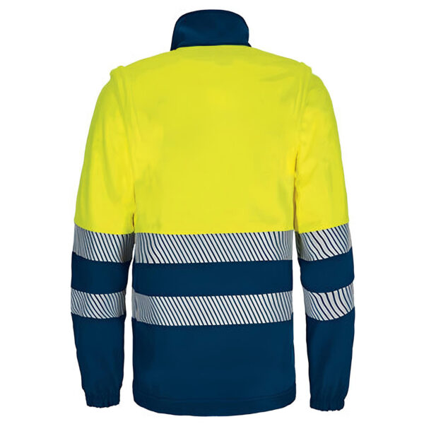 Hi-Vis Softshell jacket WHEELO z nadrukiem - obrazek 3