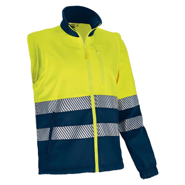 Hi-Vis Softshell jacket WHEELO z nadrukiem - obrazek 2