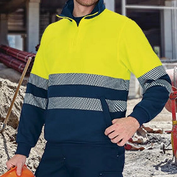 Hi-Vis sweatshirt QUID z nadrukiem