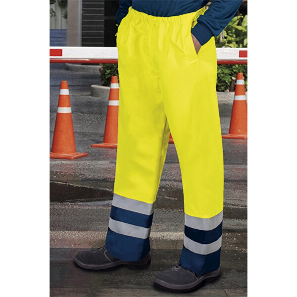 Hi-Vis waterproof trousers NARVIK z nadrukiem