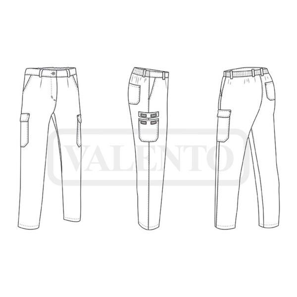 Women trousers ADVANCE z nadrukiem - obrazek 8