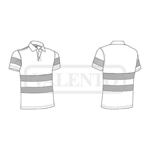 Hi-Vis Polo Shirt COGENT z nadrukiem - obrazek 2