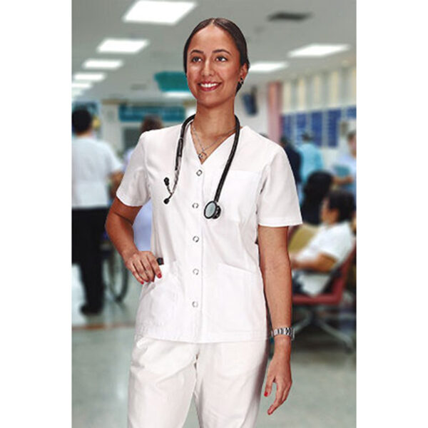 Scrub Top BEATRIZ z nadrukiem