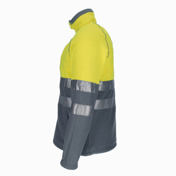 Hi-Vis Fleece jacket ANETO z nadrukiem - obrazek 2