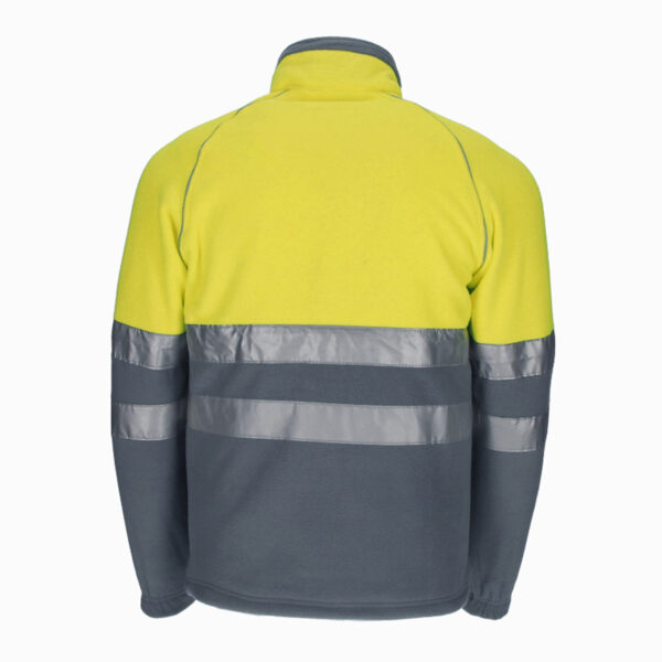 Hi-Vis Fleece jacket ANETO z nadrukiem - obrazek 3